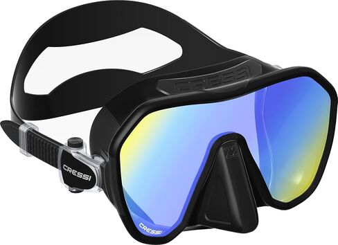 Cressi Adult Frameless Diving Mask - Wide View Mono Lens - Low Internal Volume - Pure Soft Silicone - Z2: Designed in Italy by Cressi in Kuwait