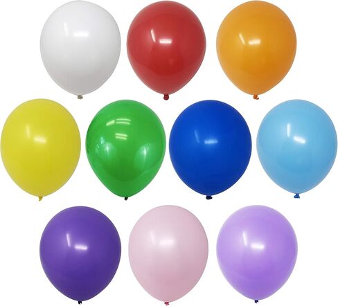 Allgala 100 عدد 9 بوصة بالونات هيليوم من اللاتكس الفاخر لأعياد الميلاد Feliz Cumpleaños وحفلات الخطوبة وحفلات الزفاف - أزرق ملكي-BL52106 in Saudi Arabia