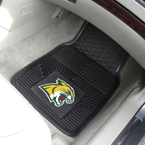 FANMATS 13282 Northern Michigan Wildcats 2-Piece Heavy Duty Vinyl Car Mat Set, Front Row Floor Mats, All Weather Protection, Universal Fit, Deep Resevoir Design in Saudi Arabia