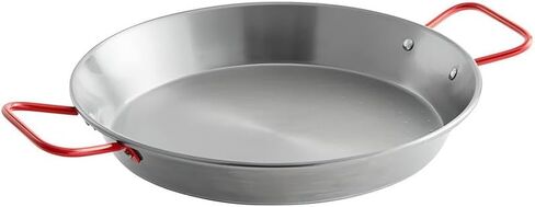 OCS Parts Pro Chef Series 14-Inch Enameled Carbon Steel Paella Pan | Heavy Duty Paella Skillet for Home and Commercial Kitchens in Saudi Arabia