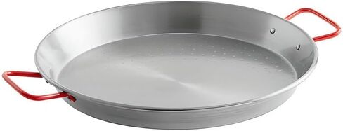 OCS Parts Pro Chef Series 14-Inch Enameled Carbon Steel Paella Pan | Heavy Duty Paella Skillet for Home and Commercial Kitchens in Saudi Arabia