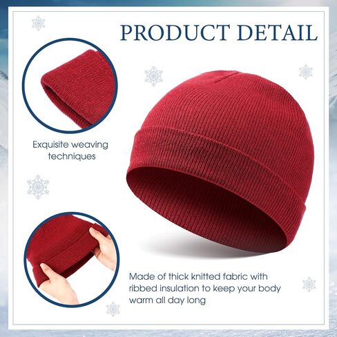 Cuffbow Unisex Winter Accessory Set Adults Winter Kit Included Cashmere Like Scarves Warm Beanie Hats Knitted Gloves in Kuwait