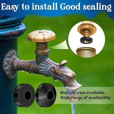 37 Size 3-in-1 Spigot Repair Washers & Hose Gasket & Faucet O-Rings Kit 1075 Pcs Universal Plumbing Rubber Washers Assortment Kit for Kitchen Faucet Outdoor Hose Bib Water Spigot Seal in Saudi Arabia
