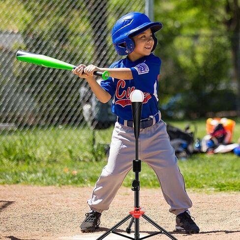 Zdgao Baseball Batting tee for Adults and Youth Teens, Adjustable Height 27 to 46 inches for Hitting Training Practice, with Carrying Bag in Kuwait