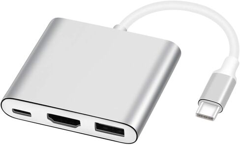 USB C to HDMI Digital AV Adapter with 100W USB C Fast Charging Port, Type C with Charging Port for Mac Book，iPad Pro,XPS 17,Galaxy,Dell，Surface Book 3 in Saudi Arabia