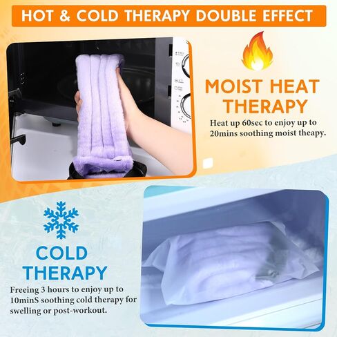 وسادة تدفئة للرقبة، وسادة تدفئة بالميكروويف، وسادة حرارية رطبة طبيعية، وسادة قابلة لإعادة الاستخدام ساخنة وباردة، وسادات تدفئة متعددة الاستخدامات قابلة للاستخدام في الميكروويف لتخفيف آلام الرقبة، وآلام الظهر، وتخفيف آلام الكتف (السماء الزرقاء) in Kuwait