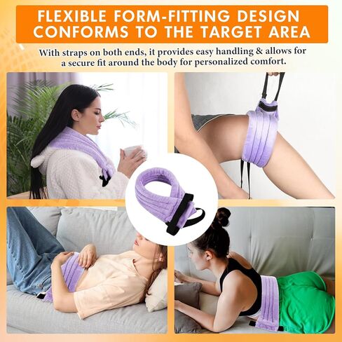 وسادة تدفئة للرقبة، وسادة تدفئة بالميكروويف، وسادة حرارية رطبة طبيعية، وسادة قابلة لإعادة الاستخدام ساخنة وباردة، وسادات تدفئة متعددة الاستخدامات قابلة للاستخدام في الميكروويف لتخفيف آلام الرقبة، وآلام الظهر، وتخفيف آلام الكتف (السماء الزرقاء) in Kuwait