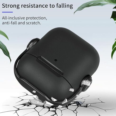 متوافق مع حافظة AirPods من مادة TPU الناعمة مع سماعات أذن إبداعية لطيفة ومضحكة بتصميم سريع ومضاد للصدمات وغطاء لسماعات الرأس لأجهزة Airpods 2 &1-أرجواني in Kuwait
