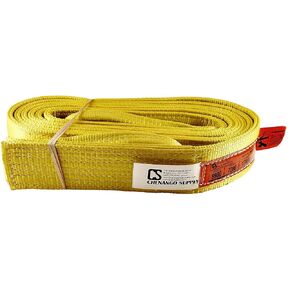 DD Sling. Multiple Sizes! (100% Made in USA) 3" x 20', 2 Ply, Nylon Lifting Sling, Eye & Eye, Heavy Duty (900 Webbing), 8,900 lbs Vertical, 7,200 Choker, 17,800 Basket (3"x20')