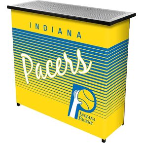 NBA Indiana Pacers Portable Bar with Case, One Size, Black