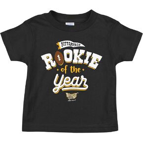 Rookie of The Year Baby Apparel for Pittsburgh Football Fans (NB-7T)