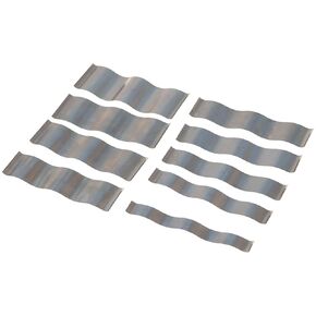 1/8 Inch Wavy Steel Parallel Set, Parallel Blocks Set of 9 Pairs Corrugated Parallel Spacers