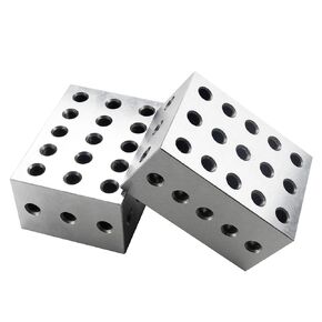 HFS (R) 1 Pair 234 Blocks 2-3-4 Ultra Precision .0003 Hardened Steel with 23 Holes