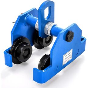 عربة يدوية YOUEON سعة تحميل 2200 رطل/1 طن، عربة شعاع دفع لشعاع I بعجلات مزدوجة، عرض قابل للتعديل 2.75 بوصة - 4.56 بوصة، عربة عادية شديدة التحمل للرفع والرفع in Kuwait