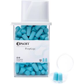 سدادات أذن إسفنجية من ديسون، 100 زوج سدادة أذن للنوم 38 ديسيبل، تقليل الضوضاء للعمل، التصوير، السفر، التركيز، الحفلات الموسيقية، منع الشخير in Kuwait