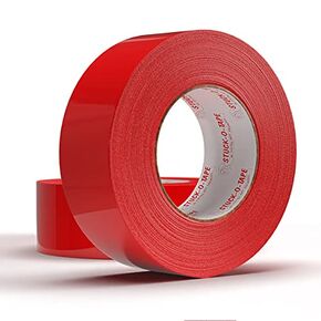 Stuck-O-Tape - Multi-Purpose Polyethylene Tape - Indoor/Outdoor Masking Surface Protection - Clean Release Low Residue UV Resistant - Single Roll, Black, 2inch x 60yd