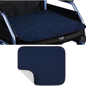 Wheelchair Waterproof Chair Pads for Incontinence, Non-Slip Reusable Seat Pads Cover Washable Wheelchair Seat Protector Pads
