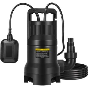 VIVOHOME 3/4 HP 2820 GPH Submersible Sump Pump with Float Switch, Utility Pump for Basement Garden Pond Pool Tub