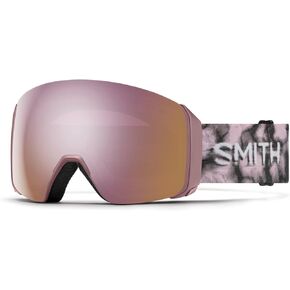 SMITH 4D Mag XL Snow Goggles – Adult Ski & Snowboarding Goggles with BirdsEye Vision, Anti-Fog Performance & 100% UV Protection – for Men & Women – Dusk Portal, ChromaPop Everyday Rose Gold Mirror