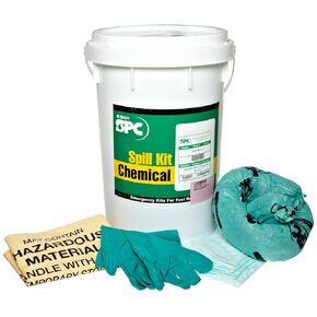 SKH-BKT Hazwik 6.5 Gallon Chemical Class Spill Bucket, White