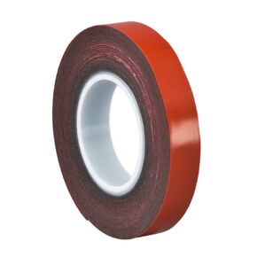 3M - 1470107 VHB Tape 5925 Permanent Bonding Tape Roll - 1in. x 15ft. Conformable Black Tape with Acrylic Adhesive