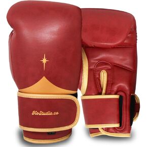 Women's Contemporary Boxing Gloves - Pro Style Vegan Leather for Training Sparring Muay Thai MMA Kickboxing 12oz 14oz 16oz
