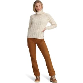Royal Robbins Baylands Cable Turtleneck Ivory Heather XL