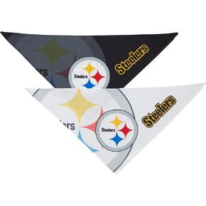 Littlearth Unisex-Adult NFL Green Bay Packers Home and Away Pet Bandana Set, Team Color, Large