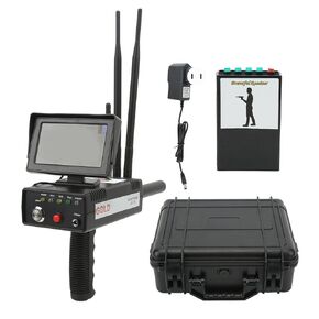 Metal Detector 1500m Long Range Search Accurate Position Detection 50m Detection Depth Rechargeable Detector Receiver Outdoor Prospecting Treasure Finder Detect Gold Silver