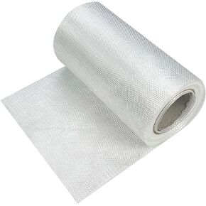 Fiberglass Mesh Cloth Roll Woven Roving for Pipe Wrap Around Pool Automotive Car Boat Surfboard Tub Shower Repair Density 10x10 (Size:1 * 60m)