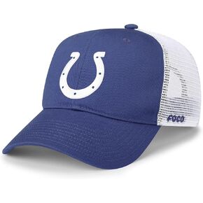 FOCO Men's NFL Team Logo Mesh Trucker Rf Hat Caps
