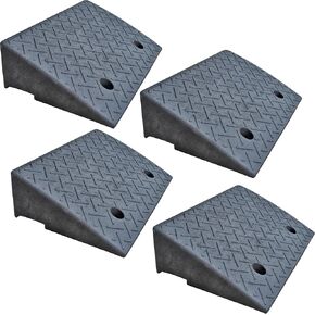 Electriduct 5.2" Lite Duty Rubber Curb Ramp 10,000 lbs Weight Capacity (5 Tons)