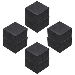 uxcell 8pcs Rubber Anti-Vibration Pads Hard Pad, 50mm Square Vibration Isolation Mats, 30mm Thickness Non-Slip Rubber Blocks, Anti-Skid Anti Noise for HVAC, Compressor, Air Conditioner