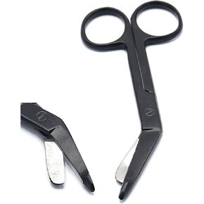 ODONTOMED2011 Lister Bandage Scissors - 3.5-Inch Medical-Grade Stainless Steel Shears - Full Pink Color Finish - Sharp Blades Cut Through Bandages, Dressing, Tape, Gauze, Clothing