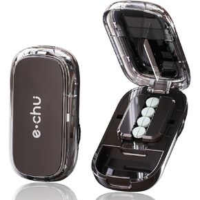 Pill Cutter for Multiple Pills, Adjustable Pill Splitter, Pill Cutter Splitter for Small and Tiny Pills,Pill Cutters for Small or Large Pills with Accurate Pill Alignment (Beige)