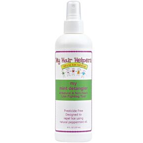 My Hair Helpers Mint Anti-Lice Hair Detangler for Kids - Conditioning Spray - Natural Lice Product - All Hair Types - Works for 1-2 Children, 8 Ounces