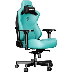 Anda Seat Kaiser 3 Large Gaming Chair for Adults - Ergonomic Grey Fabric Gaming Chairs with Lumbar Support, Comfortable Office Chair with Neck Support - Heavy Duty Computer Chair Wide Seat Capacity
