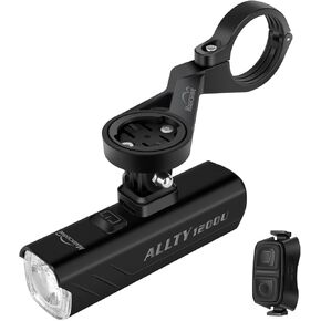 Magicshine Bike Lights ALLTY 1200U, Bicycle Lights for Night Riding with Underneath Mounted, FTR LightSync Control, USB Rechargeable 4200mAh, Bike Light Front and Back for Road Mountain Cycling