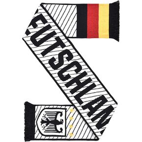 Euroscarves Germany Deutschland Recycled Cotton Soccer Knit Scarf