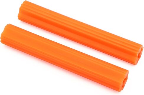 3/8"x2-1/2" Expanding Plastic Concrete Anchors Screws, Plastic Anchors for Concrete Tile Cement Bolt Fix to Drywall Wall or Other Surface Expansion Pipe.(Orange) in Saudi Arabia