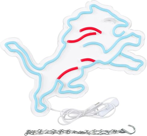 Pugna Ice Hockey Neon Signs for Wall Decor Neon Lights for Bedroom Led Business Signs Suitable for Man Cave Bar Pub Restaurant Christmas Gift Art in Saudi Arabia