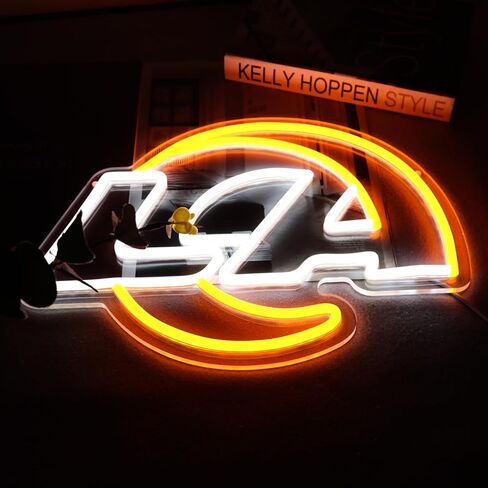 Pugna Ice Hockey Neon Signs for Wall Decor Neon Lights for Bedroom Led Business Signs Suitable for Man Cave Bar Pub Restaurant Christmas Gift Art in Saudi Arabia