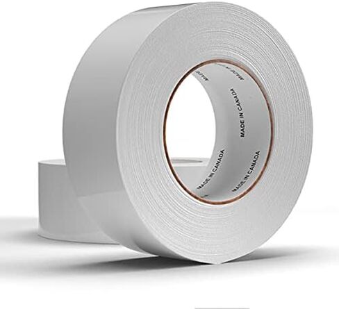 Stuck-O-Tape - Multi-Purpose Polyethylene Tape - Indoor/Outdoor Masking Surface Protection - Clean Release Low Residue UV Resistant - Single Roll, Black, 2inch x 60yd in Kuwait