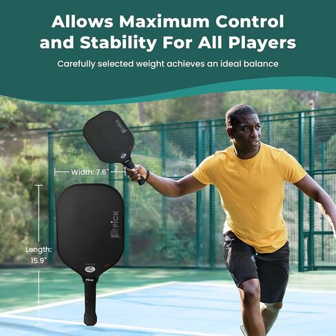 PiCK TRP700 Professional Raw Carbon Fiber Pickleball Paddles, Unibody Foam Injected, Thermoformed Polypropylene Honeycomb Core, USA Pickleball Approved (TRP700) in Saudi Arabia