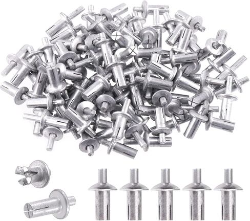 130 قطعة من المسامير الألومنيوم الأساسية M5x7mm/9mm/10mm مع مجموعة متنوعة من الرأس الدائري، مسامير برشام ألومنيوم لمحرك المطرقة من نوع التوسيع، مسامير أساسية نصف دائرية للمعدات الإلكترونية الميكانيكية in Saudi Arabia