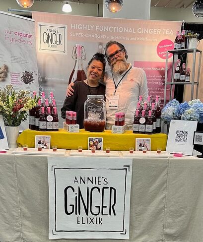 Annie's Ginger Elixir, 34oz 1-Pack, Pure Natural Organic Tonic Ginger Shot, Digestive Cleanse Boosts Immune Defense, Daily Gut Health and Wellness, Non-GMO Beverage in Saudi Arabia