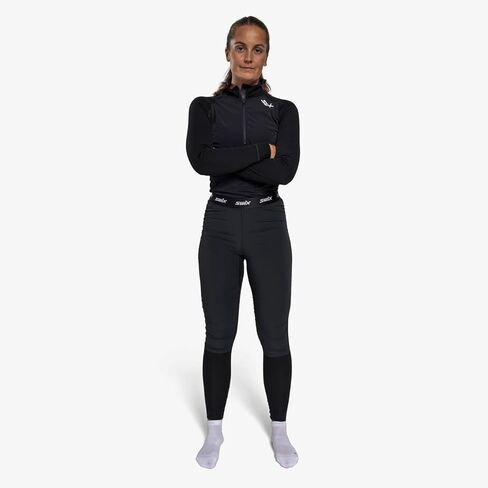 Swix Women's Winter Sports Cross Country Skiing Training Racex Classic Wind Baselayer Pants in Saudi Arabia
