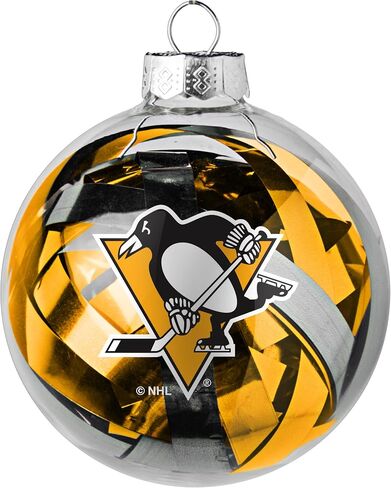 NHL Large Tinsel Ball Ornament in Saudi Arabia