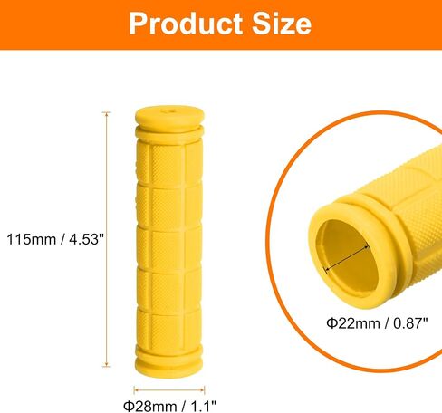 HARFINGTON Bike Handlebar Grips Non-Slip Rubber Mushroom Bicycle Grips Handlebars for Mountain Road Foldable MTB BMX Scooter Cruiser Tricycle Wheelchair in Kuwait