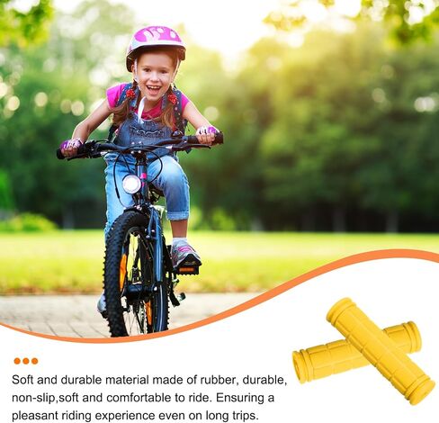 HARFINGTON Bike Handlebar Grips Non-Slip Rubber Mushroom Bicycle Grips Handlebars for Mountain Road Foldable MTB BMX Scooter Cruiser Tricycle Wheelchair in Kuwait